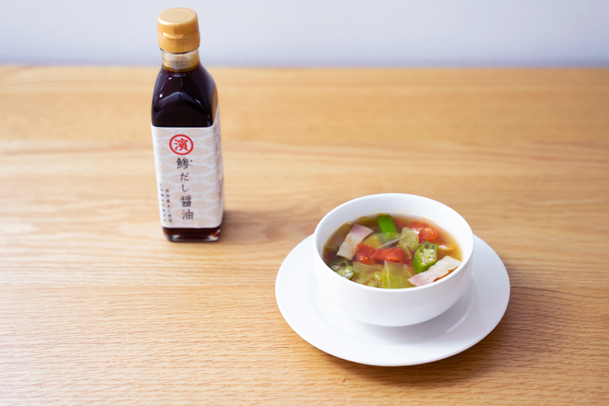 和風だし夏野菜スープ