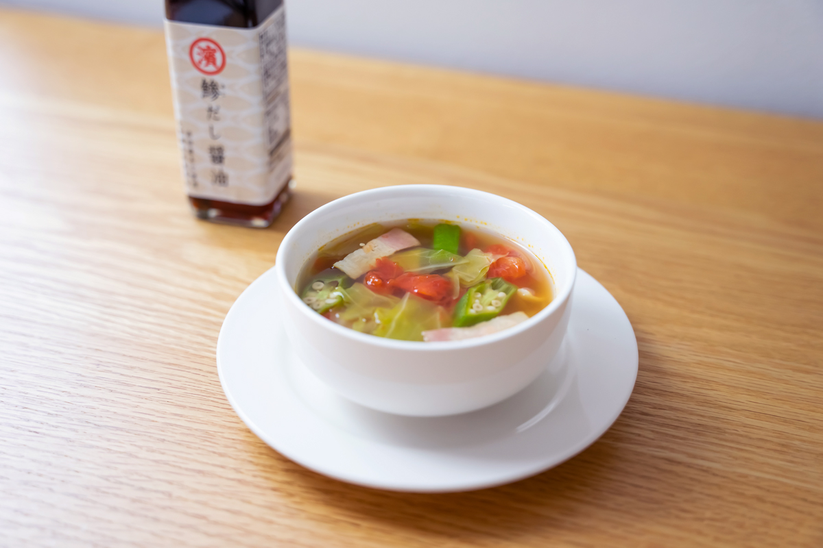 和風だし夏野菜スープ