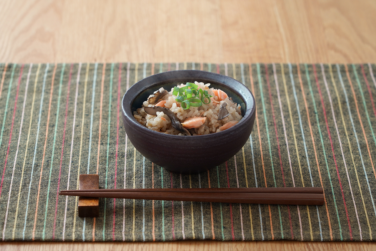 鮭ときのこの炊き込みご飯