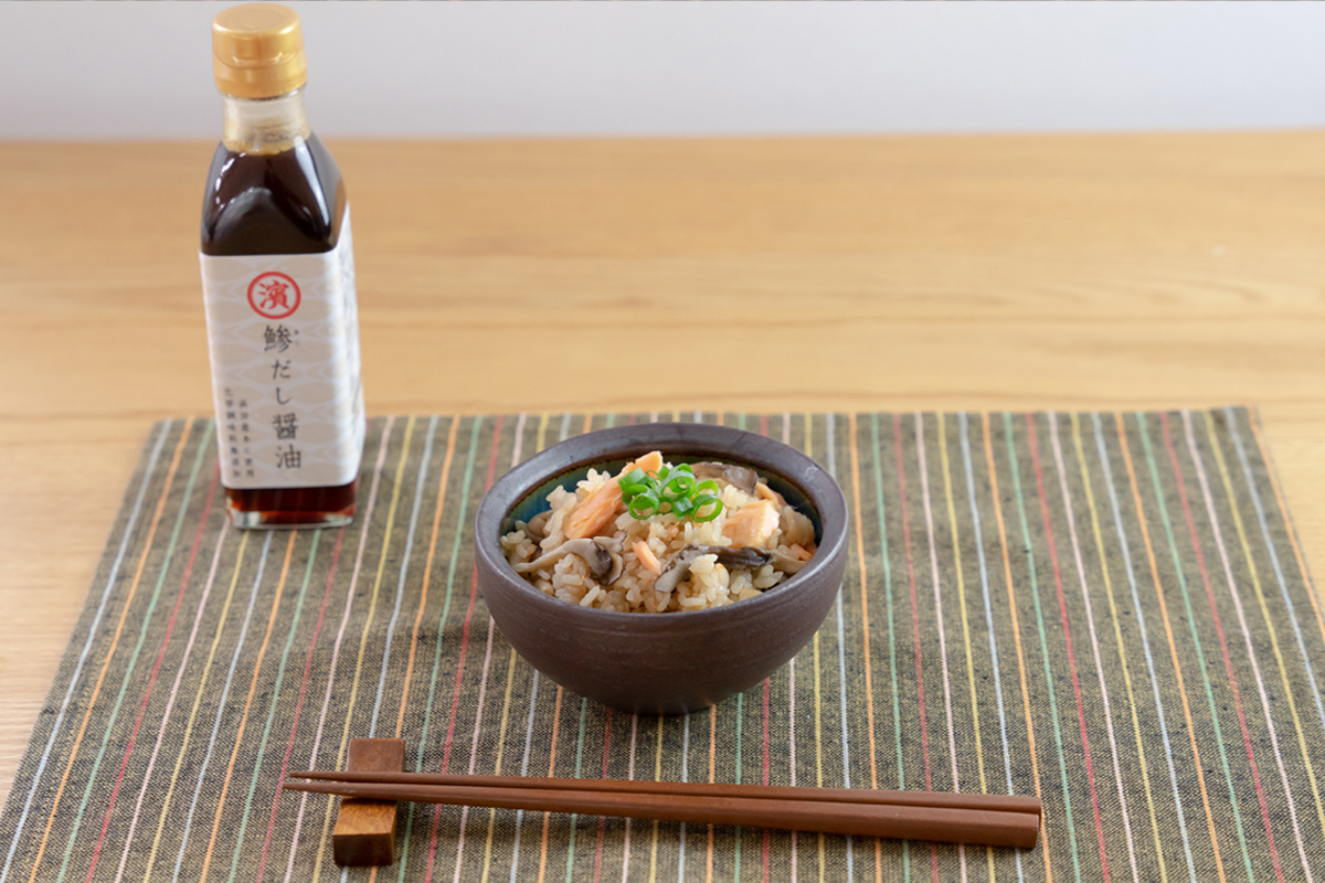 鮭ときのこの炊き込みご飯